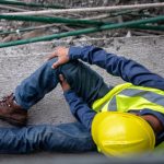 Knee,Accident,At,Work,Of,Construction,Worker,At,Site.,Builder