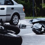 Motorcycle,Helmet,On,The,Street,After,A,Fatal,Accident,With